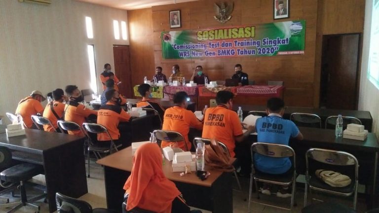BMKG SOSIALISASI ” WRS “TAHUN 2020